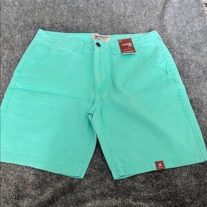 Arizona Jean Company Men's Aqua Flat Front Shorts